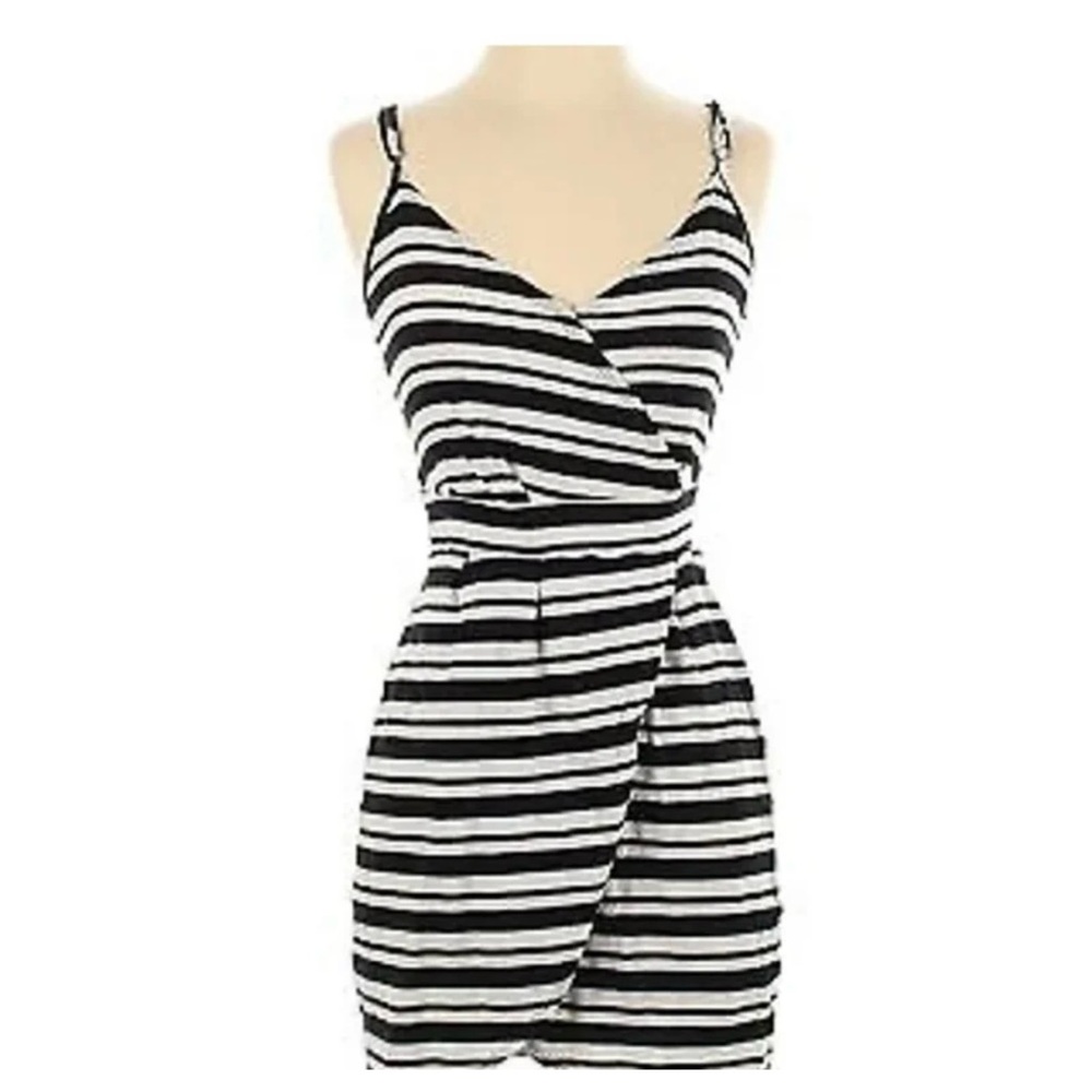 Striped Wrap Dress